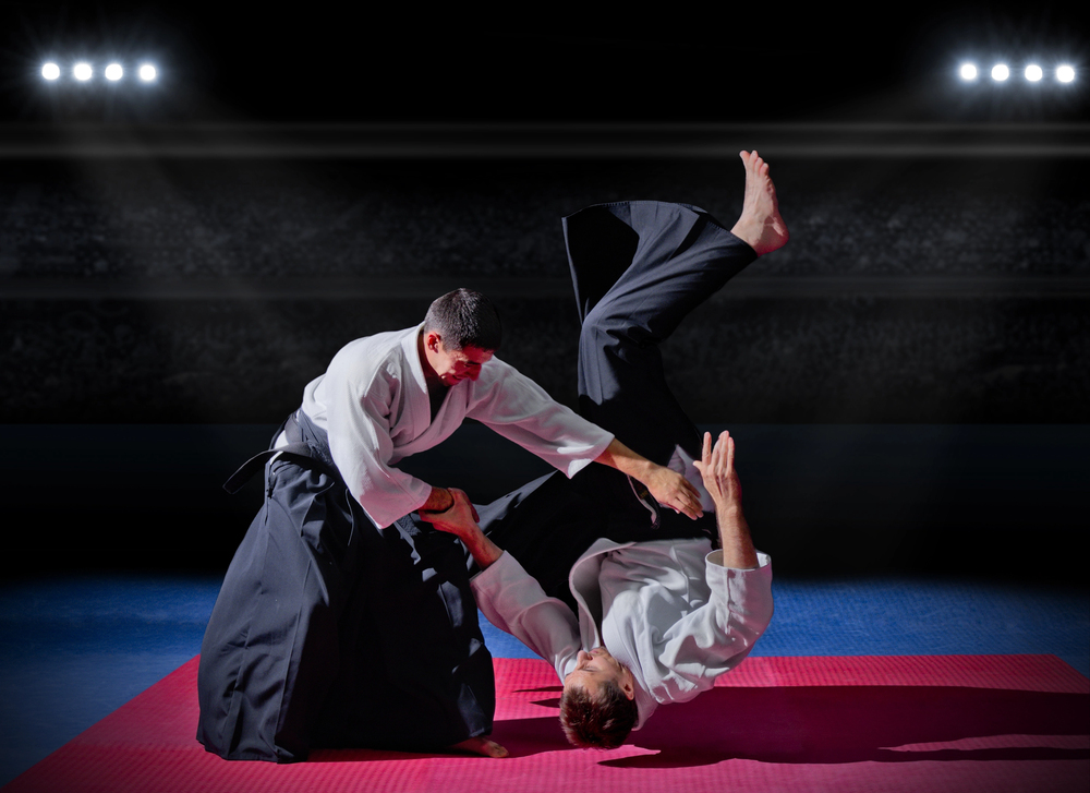 Überblick über die Turnierhalle eines vergangenen Koshinkan Cup BW International